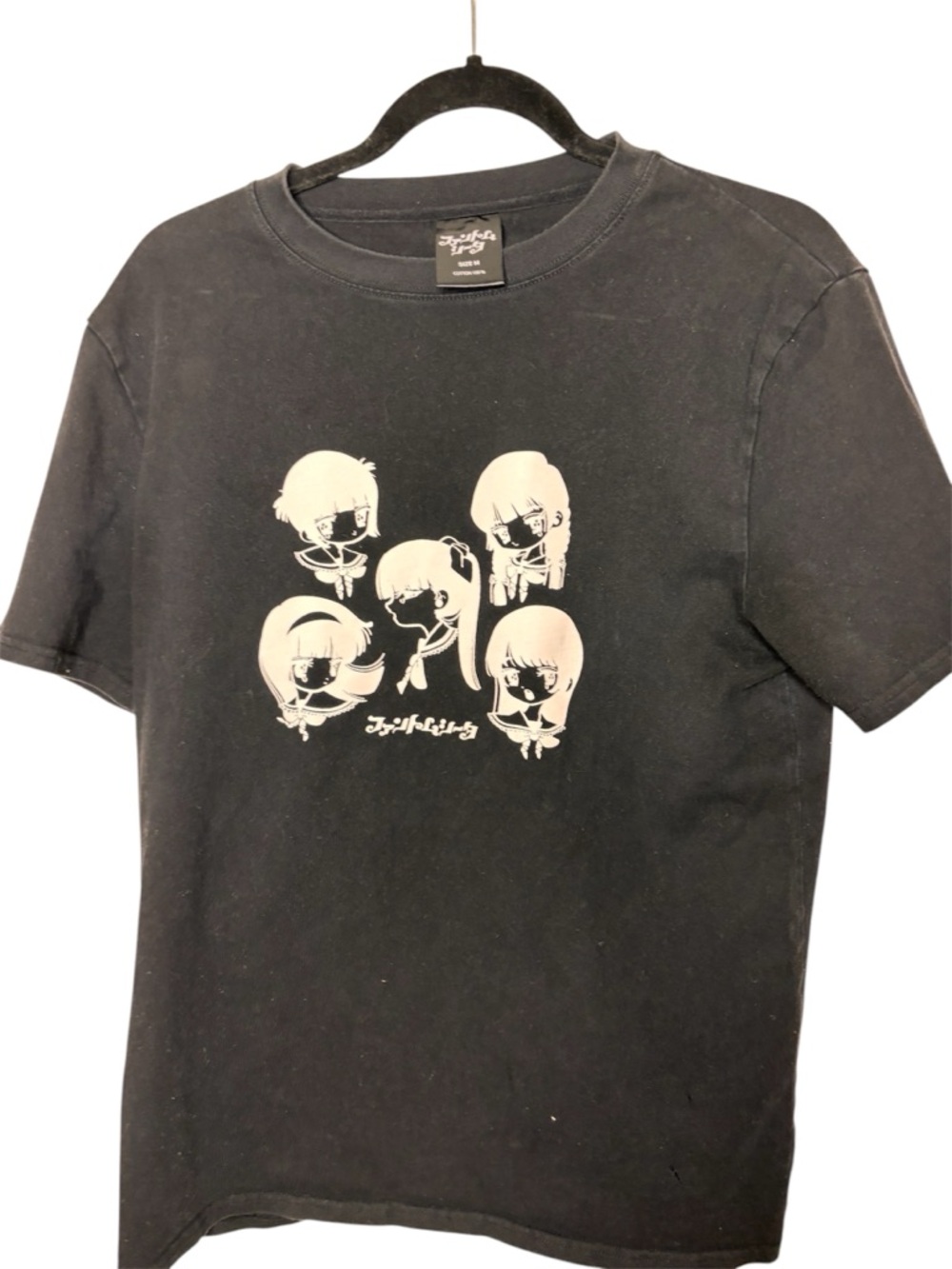 Phantom Siila Graphic Anime Girl Faces Tee concert Budokan small hole bottom L